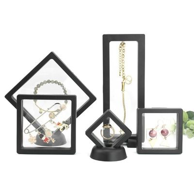 Custom Acrylic PE Jewelry Display Box for Rings and Necklaces