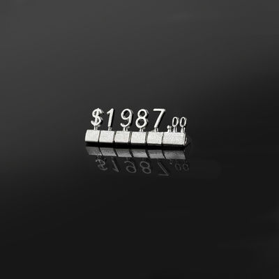 المجوهرات 3D السعر مكعبات للسجائر الماكياج النبيذ الشاي المتاجر السوبر ماركت الخبز